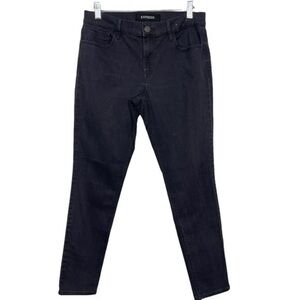Express Gray Mid Rise Leggings Jeans